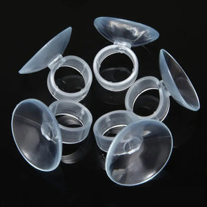 5Pcs Aquarium Suction Cups Air Tube Holder Sucker for Fish Tank Air Line Oxygen Tube Hose Pump Suction Cups Aquatic Pet Supplies