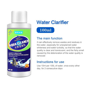 100ml Nitrifying Bacteria Liquid Quickly Purify Water for Fresh Water Seawater Fish Tank Water Treatment Aquarium Accessories