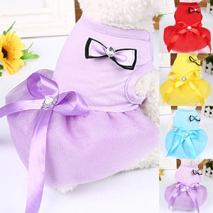 Pet Dog Clothes For Small Dog Dress Puppy Dresses Dog Costume Princess Cat Skirt Cat Clothes for Chihuahua Apparel Elbise Chien