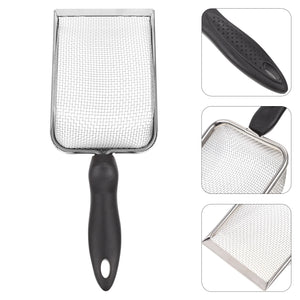 Climbing Pet Sand Excrement Reptile Litter Cleaner Substrate Scoop Reptisoil Stainless Steel Sieve