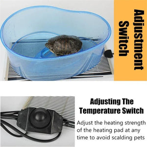 5-45W Terrarium Reptiles Heat Mat Climbing Pet Heating Warm Pads Adjustable Temperature Controller Mats Reptiles Supplies