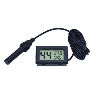 -50 to 110 Digital Thermometer Mini LCD Display Meter Fridges Freezers Coolers Aquarium Chillers Mini 1M Probe Instrument