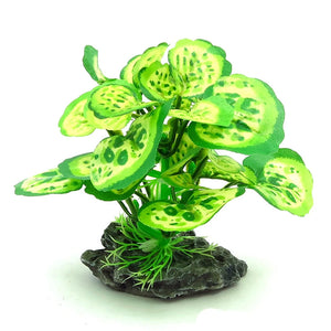 Simulated Reptile Plants for Terrarium Decor Realistic Artificial Water Plants Amphibian Habitat Snake Tortoise Tank Decoration