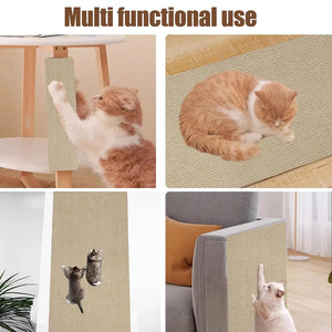 Scratching Mat Cat Protect Furniture Trimmable Self-adhesive Cat Climbing Blanket Wall Sofa Anti-Cat Scratch DIY Cat Scratch Pad