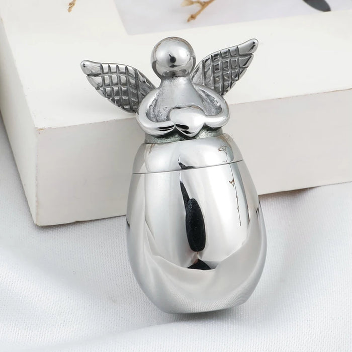 Ashes Holder For Pet Memorial Dog Cat Bird Stainless Steel Cremation Souvenir Jar Sealed Funeral Supplies Mini Keepsake Iron Urn