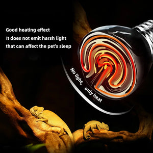 110/220V Ceramic Mini Heat Emitter Light Bulb Far Infrared Heating Lamp Pet Reptile Poultry Tool 25W 50W 75W 100W 150W 200W