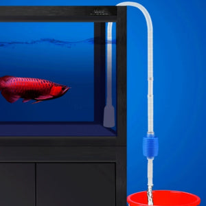 Aquarium Siphon Fish Tank Syphon Vacuum Cleaner Pump Semi-automatic Water Change Changer  Water Filter Pump Cleaning Accessories