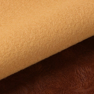 Brown Crazy Horse Faux Leather Sheets 1.0mm PU Leatherette Upholstery Fabric Synthetic by The Yard for DIY Crafts