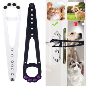 Pet Cat Door Holder Latch Prevents Dogs From Entering Cat Supplies Adjustable Elastic Gate Lock Keep Dog Out Pet Cat Accessories