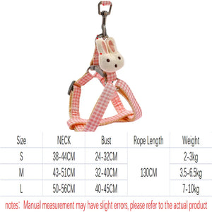 Small Dog Harness Leash Material Quick Release Nylon Straps Anti Pulls Dogs Pet Items Cat Leash Supplies Lanyard Accessories