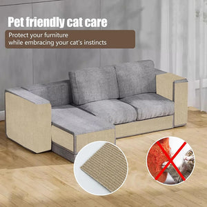 Scratching Mat Cat Protect Furniture Trimmable Self-adhesive Cat Climbing Blanket Wall Sofa Anti-Cat Scratch DIY Cat Scratch Pad