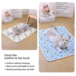 Pet Cooling Latex Mat Summer Dog Sleeping Pad Moisture Proof Cool Sleeping Mat For Cats