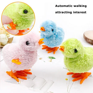 Cat Toy Wind Up Jumping Interactive Gifts Chicken Funny Pet Teaser Kittens Toys Pet Dog Supplies Cats Toys Games Accessories