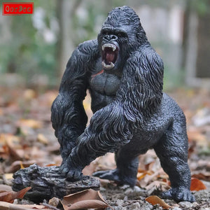 OozDec Gorilla King Kong Toys Warrior Fight Mode  PVC Animals Model Decoration Action Figures Role Playing Story Toy Kids Gift