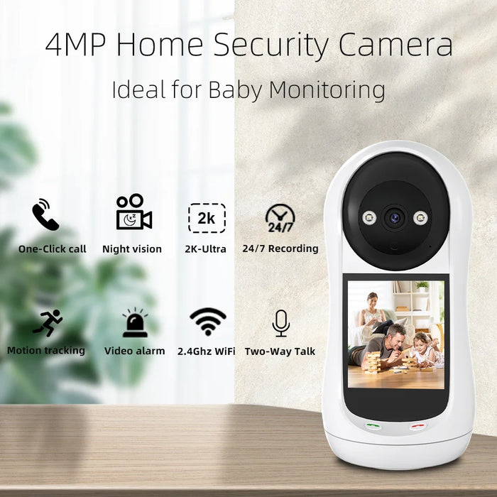 Indoor WiFi Surveillance Camera IP Wireless Camera ICsee Smart Home Automatic Tracking CCTV Security Baby Pet Monitor