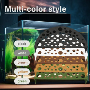 Fish Tank Decoration Aquarium Shelter House Plastic Pet Supplies Shrimp Breeding Protector Small Aquaculture Shrimp Cave