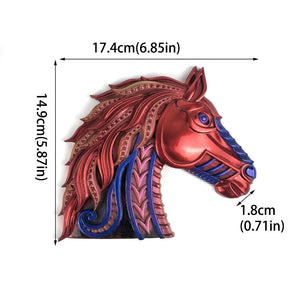 Horse Head Pendant Silicone Mold DIY Hand-Making Living Room Wall Decal Stable Logo Horse Head Epoxy Resin Molds