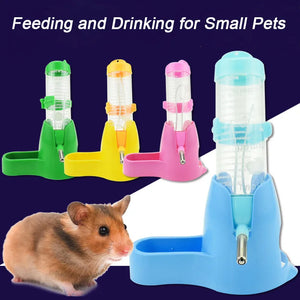 Hamster Water Bottle Small Animal Accessories Automatic Feeding Device Food Container Pet Drinking Bottles Hamster Accessories