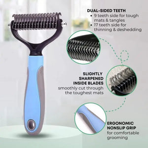 New Professional Pet Cat Hair Removal Comb Brush Dog Grooming Shedding Tools Puppy Hair Shedding Trimmer Pet Fur Trimming Combs