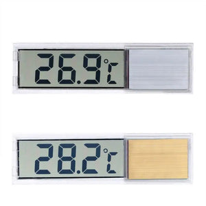 Aquarium LCD Thermometer LCD Digital Electronic Fish Tank 3D Digital Aquarium Temperature Temp Meter Sticker Fish Shrimp Turtle