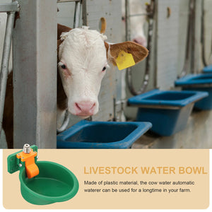 Sheep Livestock Water Fountain Outdoor Bowl For Cow Automatic Horse Waterer Dispenser Feeder Trough Tools Farmhouse Accessory