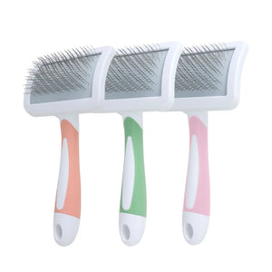 Pet Hair Shedding Comb Dog Cat Brush Grooming Long Hair Indoor Cats Brush Hair Remover Cleaning Beauty Slicker Pet Supplies