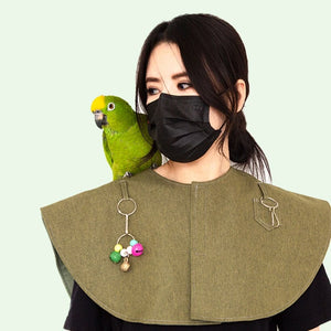 Parrot Anti-Scratch Shoulder Protector Arm for Protection Multi-Functional Shoulder Pad Diaper Shawl for Small Medium Bi