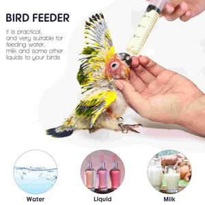 1 Set Dove Feeding Tube Bird Feeding Syringe Parrot Milk Feeding Syringe Puppy Feeding Tube