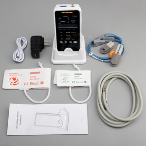 Portable Veterinary Monitor Multi-parameter Cat Dog Animal Vet Handheld Pulse Oximeter Vital Signs Monitor