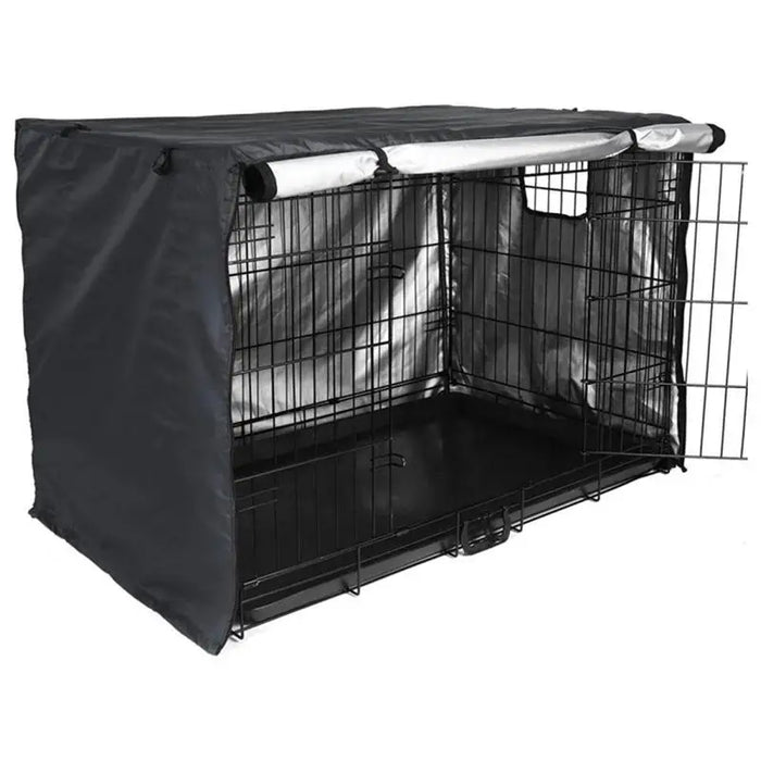 Dog Cage Rainproof Dust Covers Outdoor Universal Dog Wire Crate Cover Waterproof Sun Protection Durable Pet Kennel Case