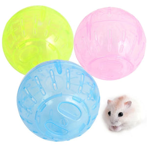 Silent Hamster Exercise Balls 3.9" Quiet Spinner Dwarf Hamster Plastic Running Wheels for Mini Gerbils Small Animals