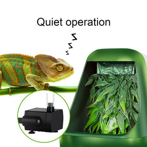 11X27cm ABS Automatic Reptile Water Drinking Filter Feeding Drinkers Tools Drinking Water Fountain Lizard Chameleon Amphibian