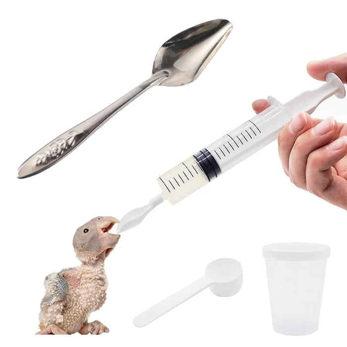 Bird Feeding Spoon Feeder, Baby Bird Parrot Water Medicine Feeding Spoons, Bird Liquid Food Scoop, Small Pets Feeding Tools