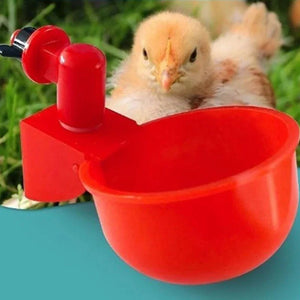 5-50PCS Chicken Drinking Cup Automatic Drinker Chicken Feeder Waterer Drinking Bowl Water Feeder for Chicks Duck Goose Quail