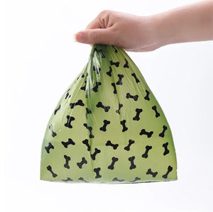 Cute Dog Poop Bags Disposable Pet Waste Bags Dog Waste Bags Design Pet Poop Clean Pick Up Bone Bag Dispenser Tools