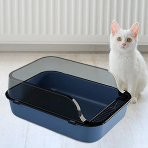 Cat Litter Box Pet Supplies Cat Sand Box Anti Splashing Cat Litter Container Large Kitten Toilet for Indoor Cats Small Animals