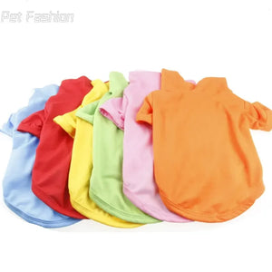 NEW Pet Puppy Comfortable Summer Shirt for Small Dog Cat Clothes Costume Apparel T-Shirt Durable Pet Accessory