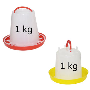 3 KG Chicken Drinker/Feeder Rooster Hen Drinking Cups Feeding Cup Farm Animal Poultry Chicken Farm Feeding Watering Supplies