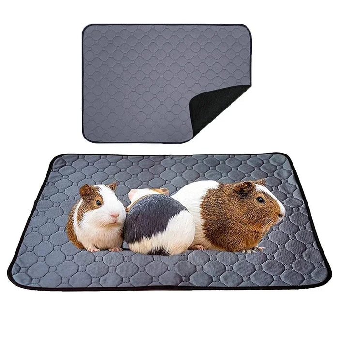 Rabbit Guinea Pig Cage Liner Small Pet Items Waterproof Anti Slip Bedding Mat Highly Absorbent Pee Pad for Hamsters Accessories