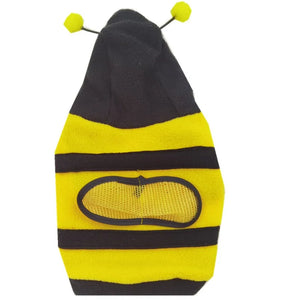 Pet Dog Apparel Coat Hoodie Costume Outfit Puppy Bumble Bee Warm Dog Cat Clothing Cosplay Dress Coat Pet Clothes For Small Dogs