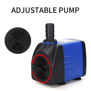 3/4/6/10/15/25W  Multifunctional Aquarium Water Pumps Tank Pond Pool Fountains Pump Waterproof Submersible Fish Pond Water Pump