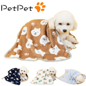 Warm Soft Pet Dog Blanket Mat Plush Thin Pet Sleeping Blanket for Dogs Cats Warm Breathable Cat Cover Blanket Pet Supplies