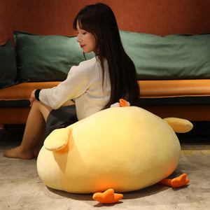 25-65CM Squishy Yellow Chick Doll Soft Stuffed Animal Chicken Plush Toys Pillow Comfort Cushion Gift for Kids Girls Children