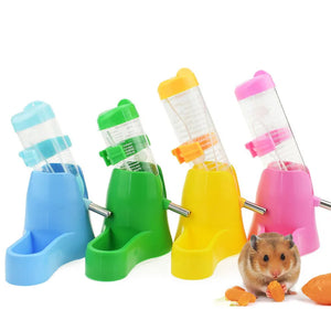 Hamster Water Bottle Small Animal Accessories Automatic Feeding Device Food Container Pet Drinking Bottles Hamster Accessories