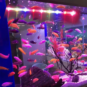 17-47cm Aquarium LED Lighting Submersible Mood Lamp USB Waterproof Fish Tank Decorative Plant Grow Light Accessories  110-240V