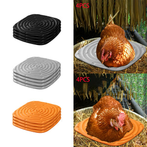 4pcs Reusable and Washable Chicken Bedding Mats Foam Chicken Nesting Pads Laying Mats for Laying Egg Farm Poultry Mats