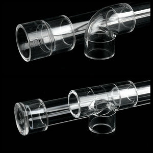 1PC O.D 3mm~110mm High Quality Transparent Acrylic Tube Aquarium Fish Tank Water Supply Garden Plexiglass Pipe 20/30/50cm Long