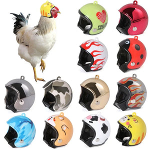 Toy Pet Supplies Funny Pet Protective Headgear Sun Rain Protection Hats Bird Protect Cap Chicken Helmet