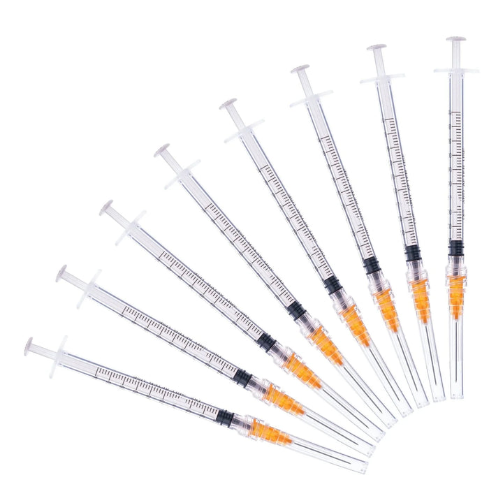 1ml Disposable Plastic Veterinary Syringe With Needles For Pet Farm Animal Cat Dog Pig Cattle Sheep Horses