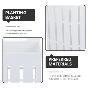 3 Pcs Aquarium Plant Stand Aquatic Planter Planting Baskets Holder Plastic Pot for Plants Hanging